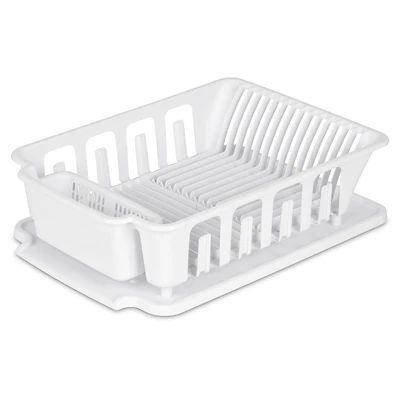 Sterilite 2 Piece Sink Set - White, 2 PIECE