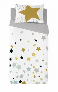 Gouchee Home Yael Star Print Cotton Duvet Cover Set