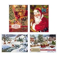 Boîte de cartes de Noël, Connections from Hallmark, motifs de Geoff Greenleaf, paquet de 36 cartes