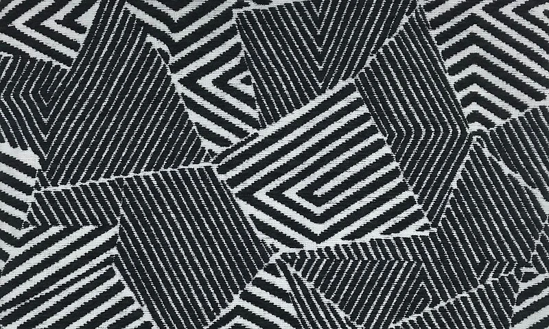 Oreiller décoratif noir Vortex