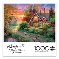 Puzzle entrelacé de 1000 pièces pour adultes (14 ans et plus) Buffalo Games Abraham Hunter Chaleur de la Maison