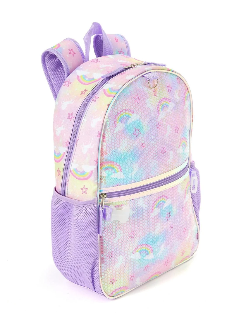 Rainbow Heart 3PC Backpack SET