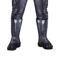 MARVEL Adult Black Panther Costume - Padded Jumpsuit and 3D Plastic Mask