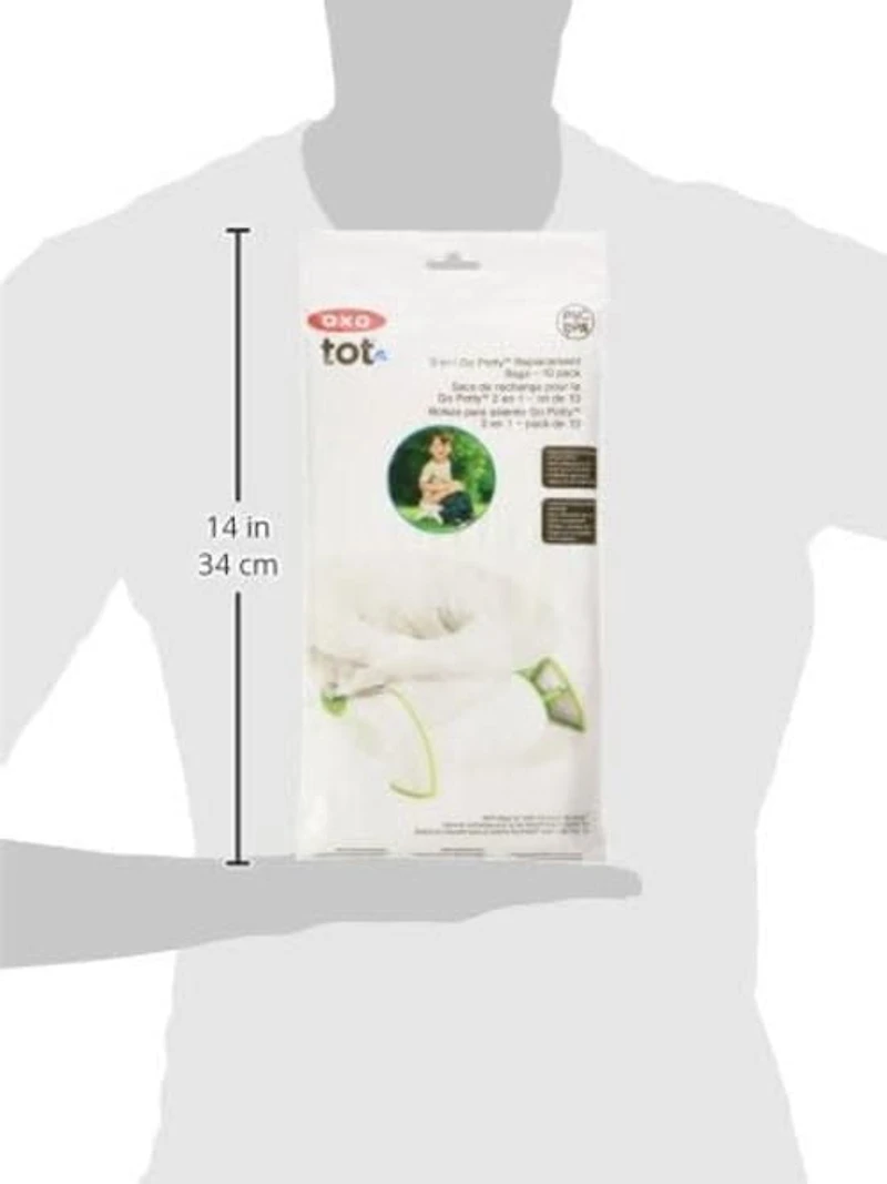 OXO Tot - Sacs de Rechange pour Petit Pot 2-en-1 - Petit Pot Autonome Compact pour la Maison Ou en Déplacement