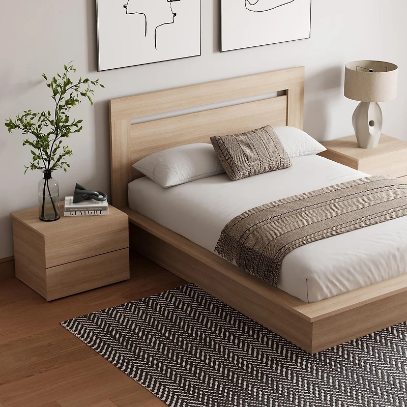 Nexera Malibu Ensemble de chambre à coucher 4 pièces