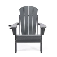Lake Country Outdoors Grey Adirondack Deck Chair