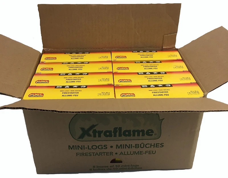 10PK MINILOG FIRESTARTER, 10PK MINILOG STARTER