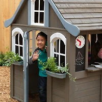 KidKraft Forestview II Wooden Playhouse with EZ Kraft Assembly™