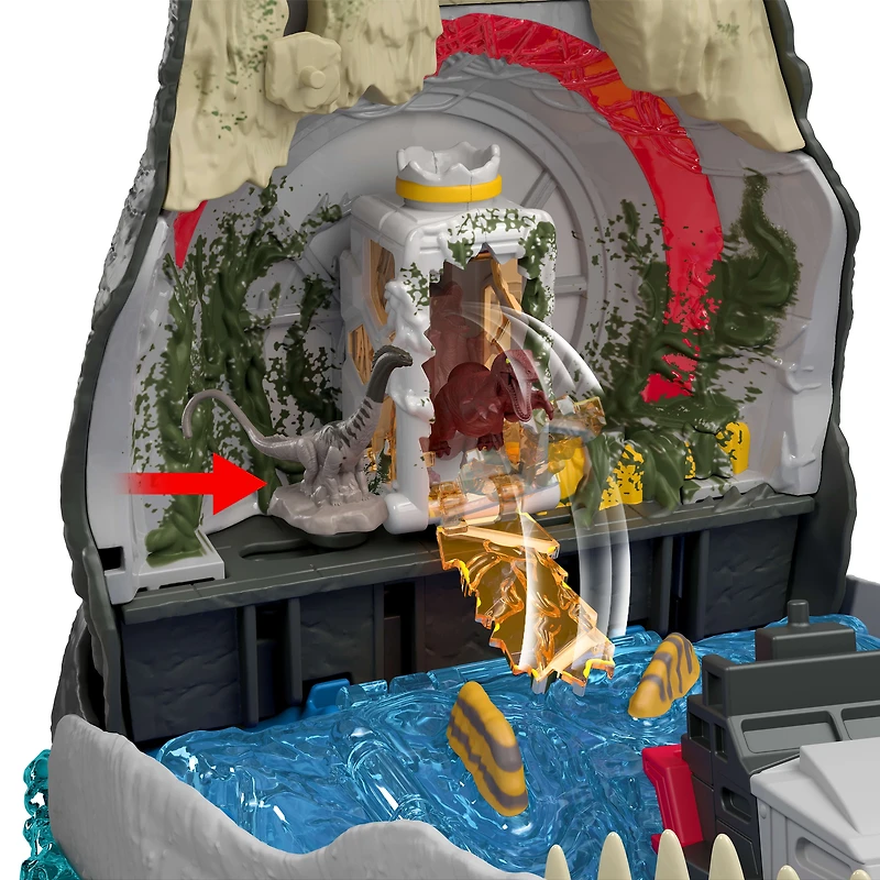 Jurassic World Rebirth Deluxe Mosasaurus Playset, 7 Interactive Features & Sound FX, 6 Micro Figs