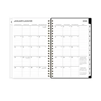 2025 Weekly Monthly Planner, 5 x 8, Blue Sky, Naveah, 5x8 Weekly/Monthly Planner