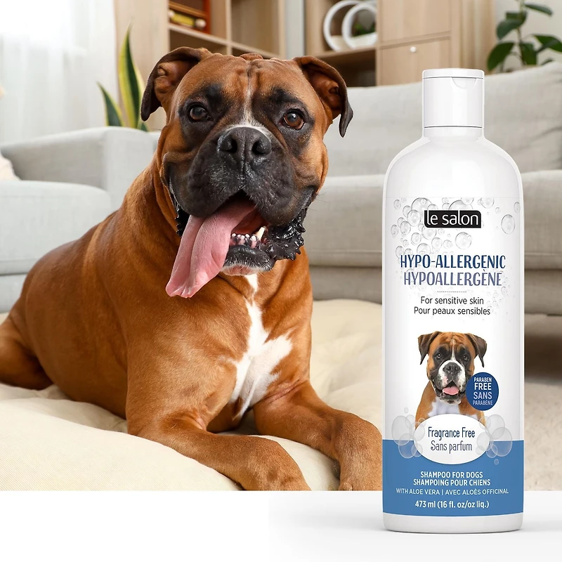 Le Salon Hypo-Allergenic Shampoo for Dogs, Unscented 473ml (16oz)