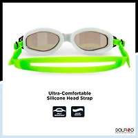 Lunettes de natation Helios Dolfino Pro pour adulte, paquet de 2 Lot de 2 lunettes de natation