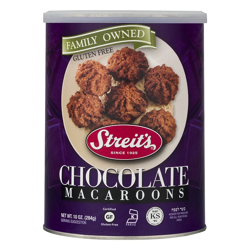 Streit's - Macaroon Chocolate Kosher for Passover - Case of 12-10 OZ