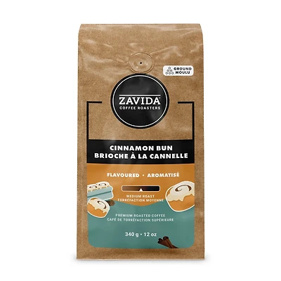 Zavida Café Moulu Brioche À La Cannelle 340g 3.5