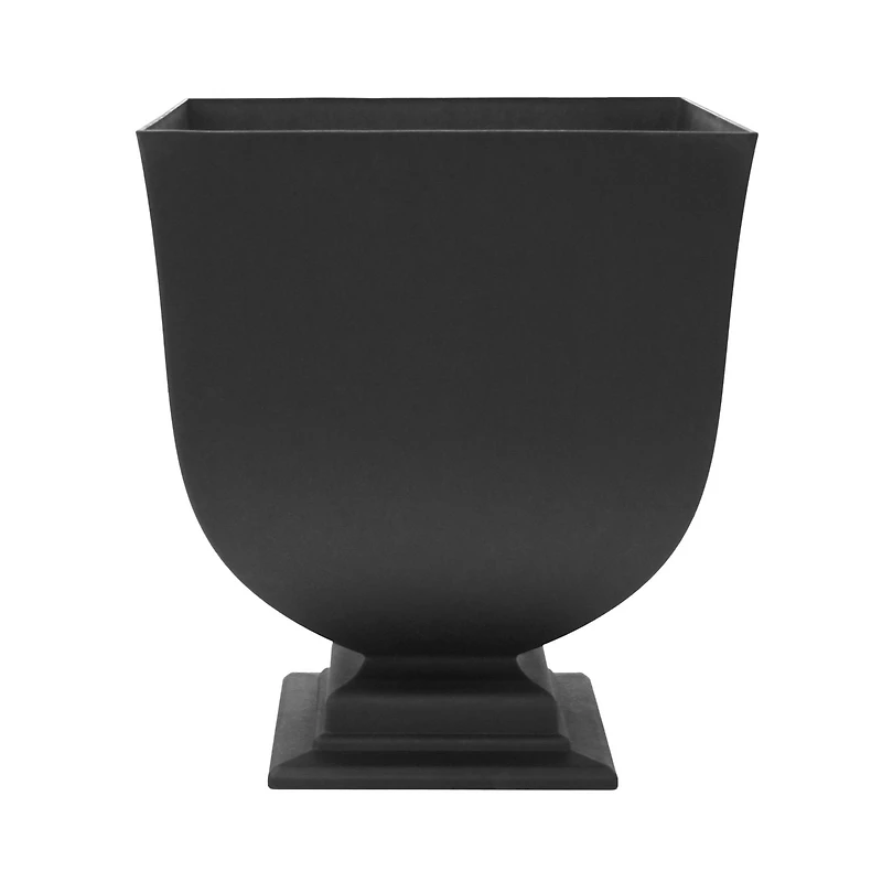 15" Hourglass Urn Planter Black