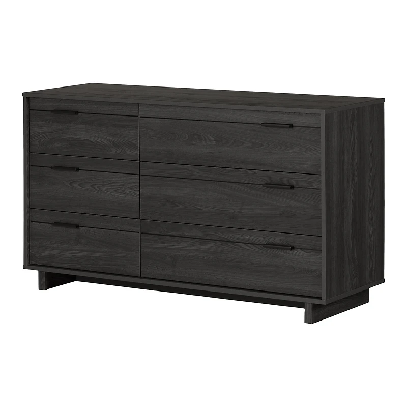 Commode 6 tiroirs pour Enfants, fini Chêne gris, collection Fynn de Meubles South Shore