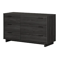 Commode 6 tiroirs pour Enfants, fini Chêne gris, collection Fynn de Meubles South Shore