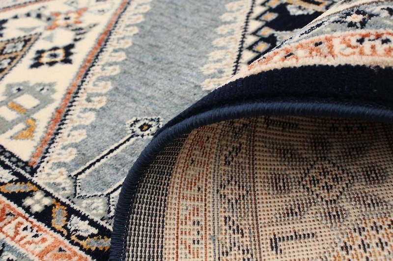 ECARPET Qashqai Blue Rug
