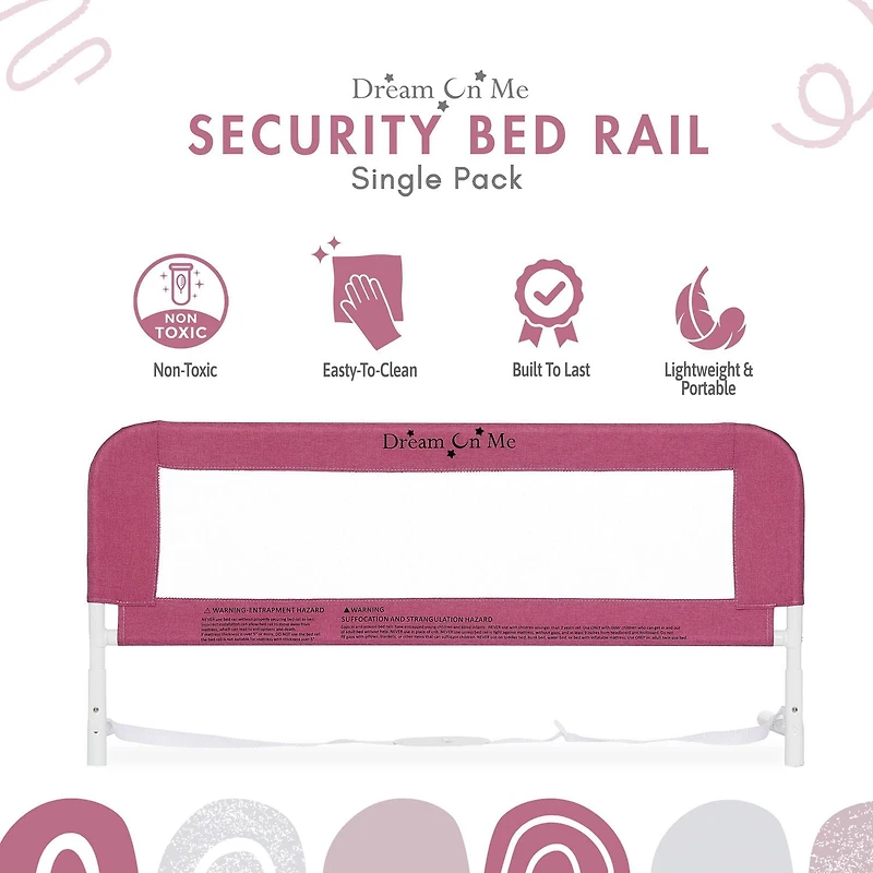 Dream On Me Mesh Security Bed Rail