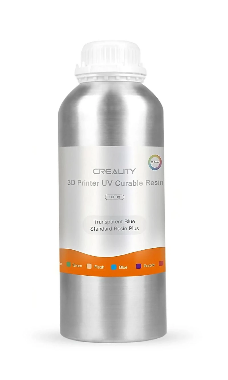 Résine pour imprimante 3D LCD standard Creality - Bleu transparent