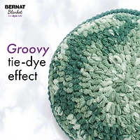 Bernat® Blanket Tie Dye-ish™ Yarn, Polyester #6 Super Bulky, 10.5oz/300g, 220 Yards, Plush, huggable fabric