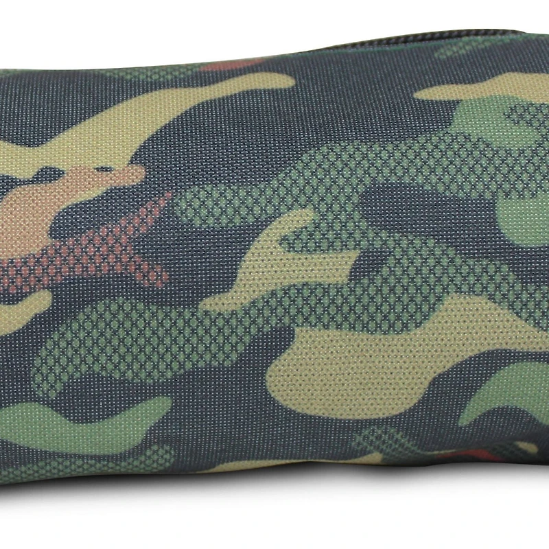 Pen + Gear Green Camouflage Design Barrel Pencil Pouch