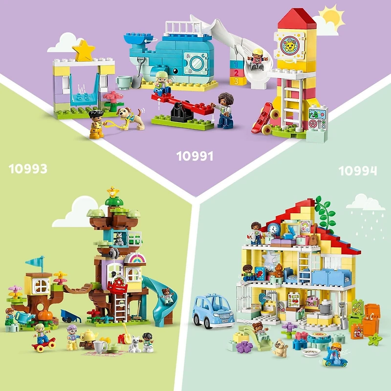 LEGO DUPLO Town Life At The Day-Care Center 10992, Early Childhood STEM Building Toy Set for Toddlers, Boys and Girls that Stimulates Creativity and Hands-on Learning