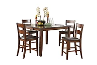 Topline Home Furnishings Table au fini espresso bruni