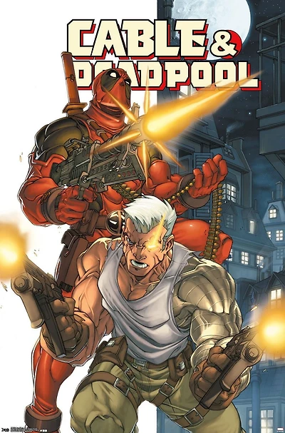 Marvel Comics Deadpool and Cable Wall Poster, 22.375" x 34"