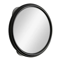 Era Shire Suction Fogless Mirror with Suction Cups, Black 6in Diameter, Shire Fogless Mirror