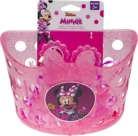 Bell Sports Panier de vélo moulé rose 3D et banderoles Minnie Panier de guidon