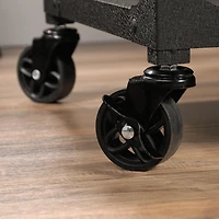 Sauder® Collection Steel River Bout de canapé, Finition Carbon Oak®, 423915