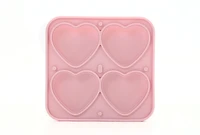 Luv by Betsey Johnson 16oz Stemless Martini Glass Set of 2 and 1 Heart Ice Mold
