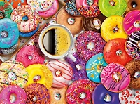 Buffalo Games Le puzzle Signature Series Coffee & Donuts en 1000 pièces