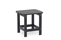 Tanfly Polycarbonate Side Table for Indoor/Outdoor Use – Black