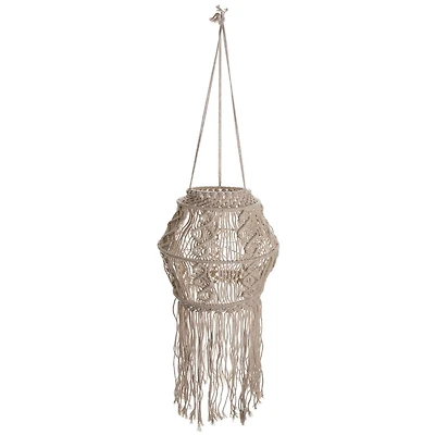 Truu Design Hand Crafted Macrame Hanging Lamp Shade