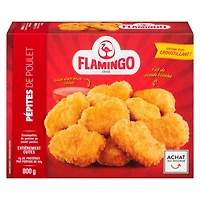 Flamingo pépites panées de poulet avec sauce aigre-douce entièrement cuites