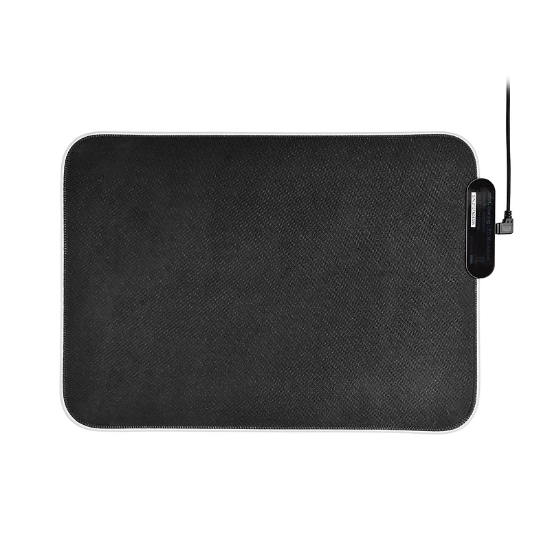 Tapis de souris de jeu à DEL avec 10 modes d'éclairage de onn.
