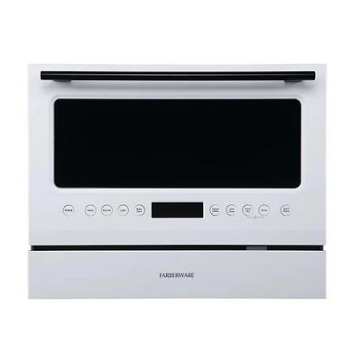 Farberware lave-vaisselle de comptoir professionnel 6 pièces, porte en verre