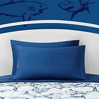Your Zone Blue Shark Bedding Set for Kids
