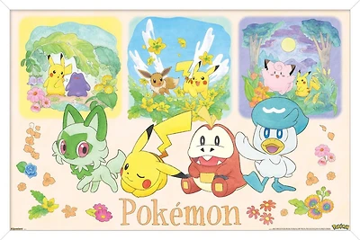 Pokémon: One Scene - Group Wall Poster