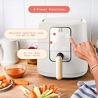 Beautiful 3 Qt Air Fryer with TurboCrisp Technology by Drew Barrymore, 3Qt Air Fryer