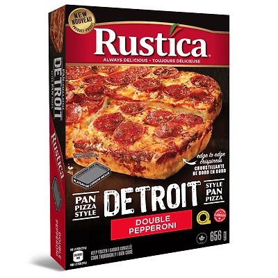 Rustica Detroit Style Pan Pizza Double Pepperoni, Detroit Style Pan Pizza Double Pepperoni