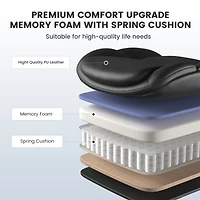 Chaise de bureau ergonomique à dossier haut en cuir Mainstays Executive, noire. Conçue pour les adultes, cette chaise est idéale pour les professionnels, les travailleurs à distance et les étudiants u