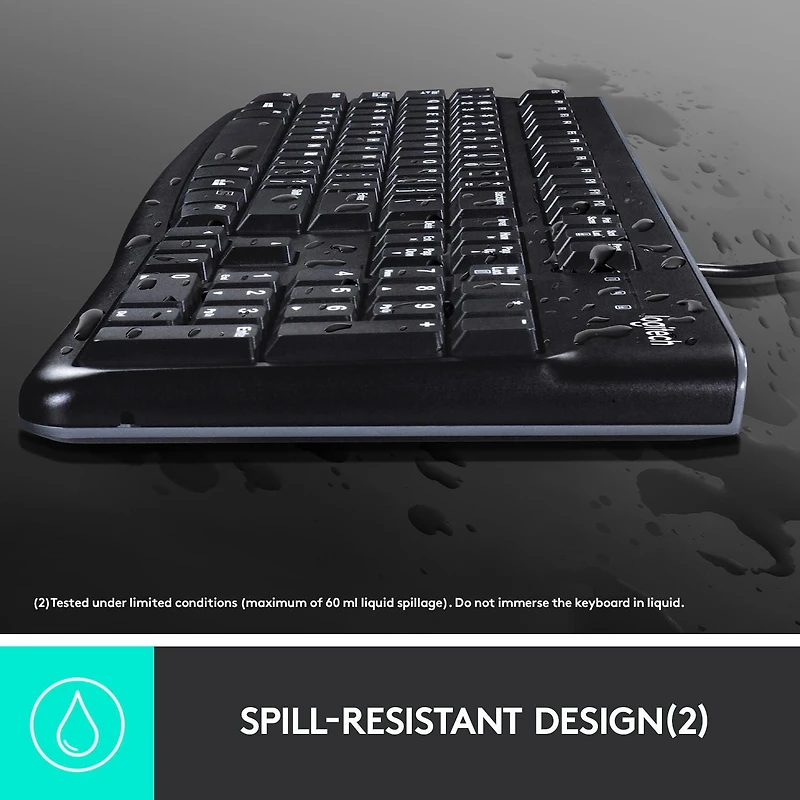 Clavier et souris pour ordinateur MK120 de Logitech
