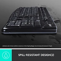 Clavier et souris pour ordinateur MK120 de Logitech