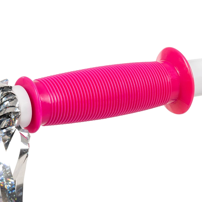 Huffy Sea Star 14-inch Girls’ Bike with Training Wheels, Blue/Pink, 4-6 years old