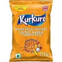 Kurkure grignotines aromatisées Chutney mangue et piments chili