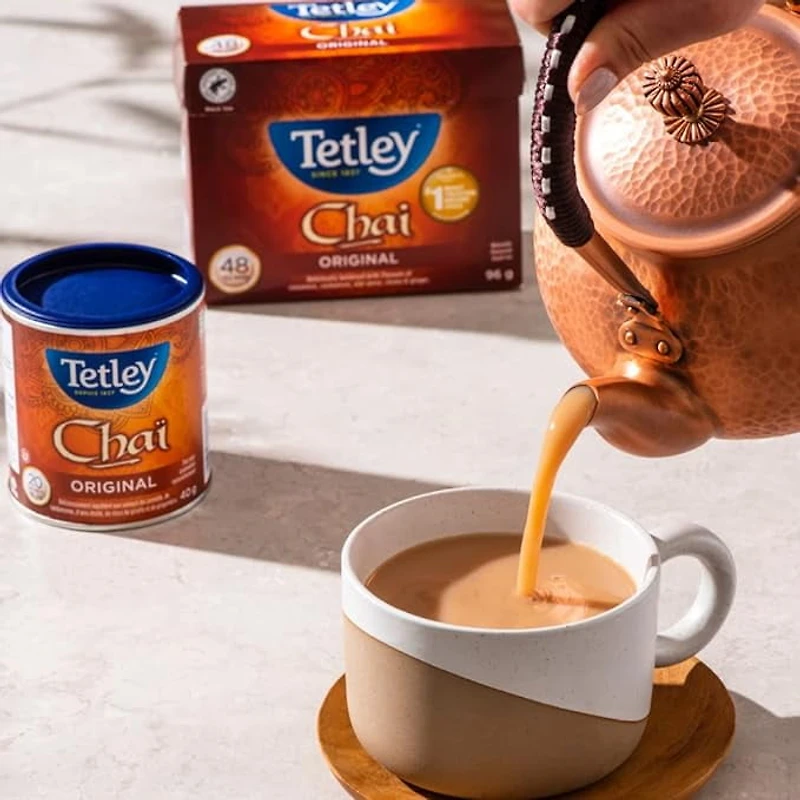 Tetley Tea Chai Original, 48 bags, Tetley Chai Tea 48ct
