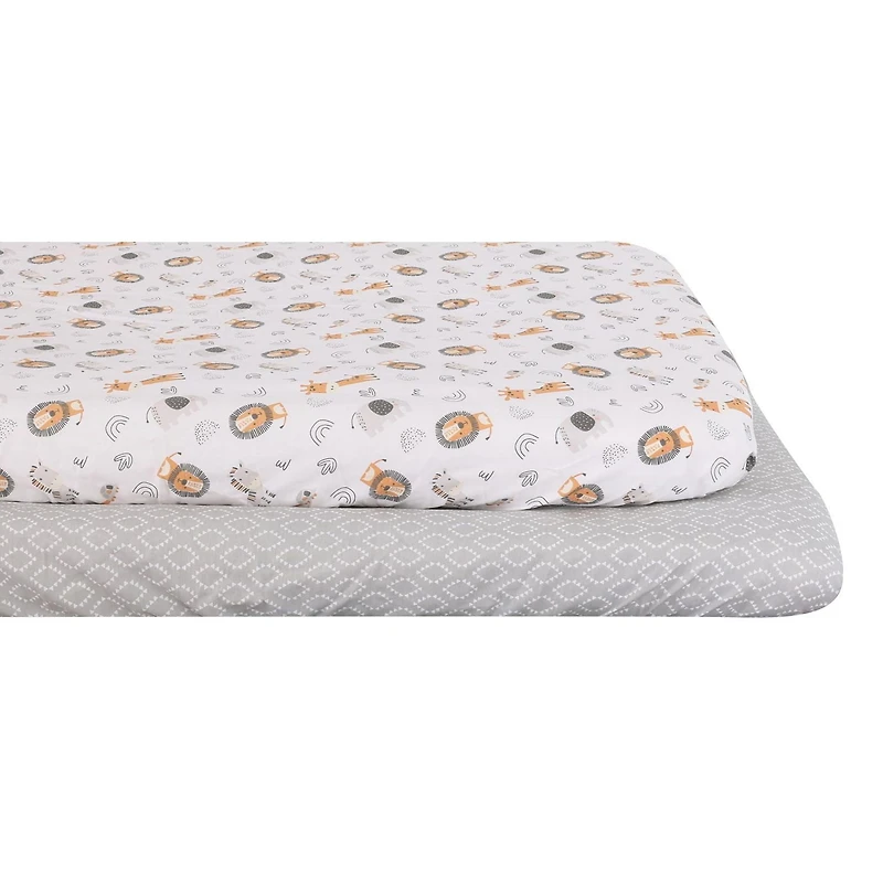 Ensemble de 2 mini-draps-housse de bébé George Baby